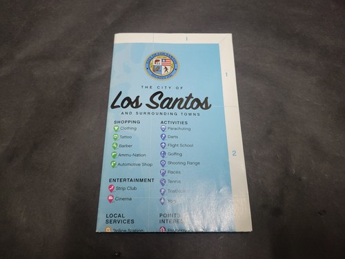 Poster mappa gta los - gta, v